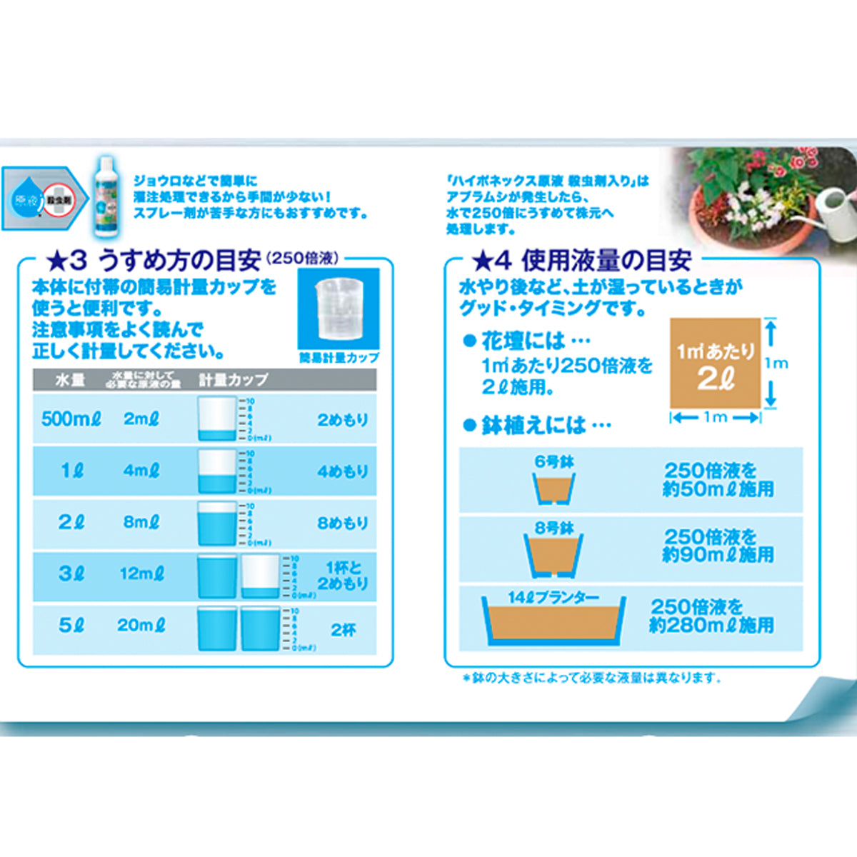 【殺蟲劑肥料二合一】日本花寶 3-5-2.5+殺蟲劑 濃縮活力原液 (觀葉開花植物適用) 450ml