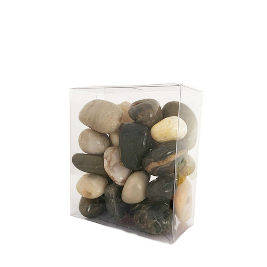 Mixed Colour Plastic Stones for Aquarium/Hydrocultural Decoration