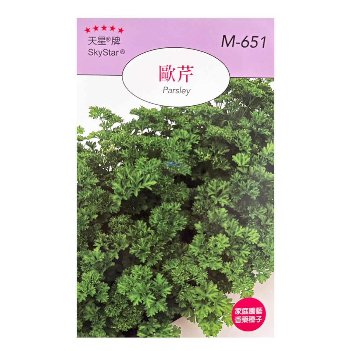 台灣天星牌園藝香草種子 - 歐芹
