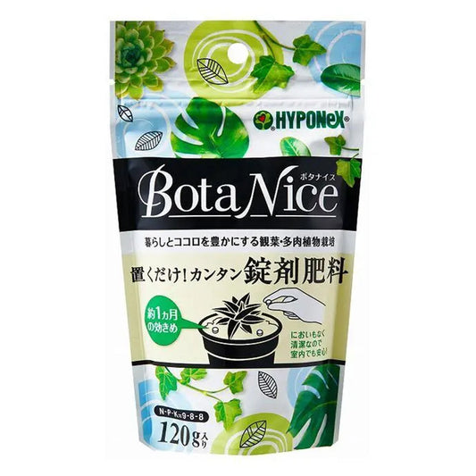 BotaNice觀葉及多肉植物錠劑肥料 120g