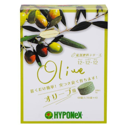 橄欖樹植物12-12-12錠劑緩解肥料 60錠入
