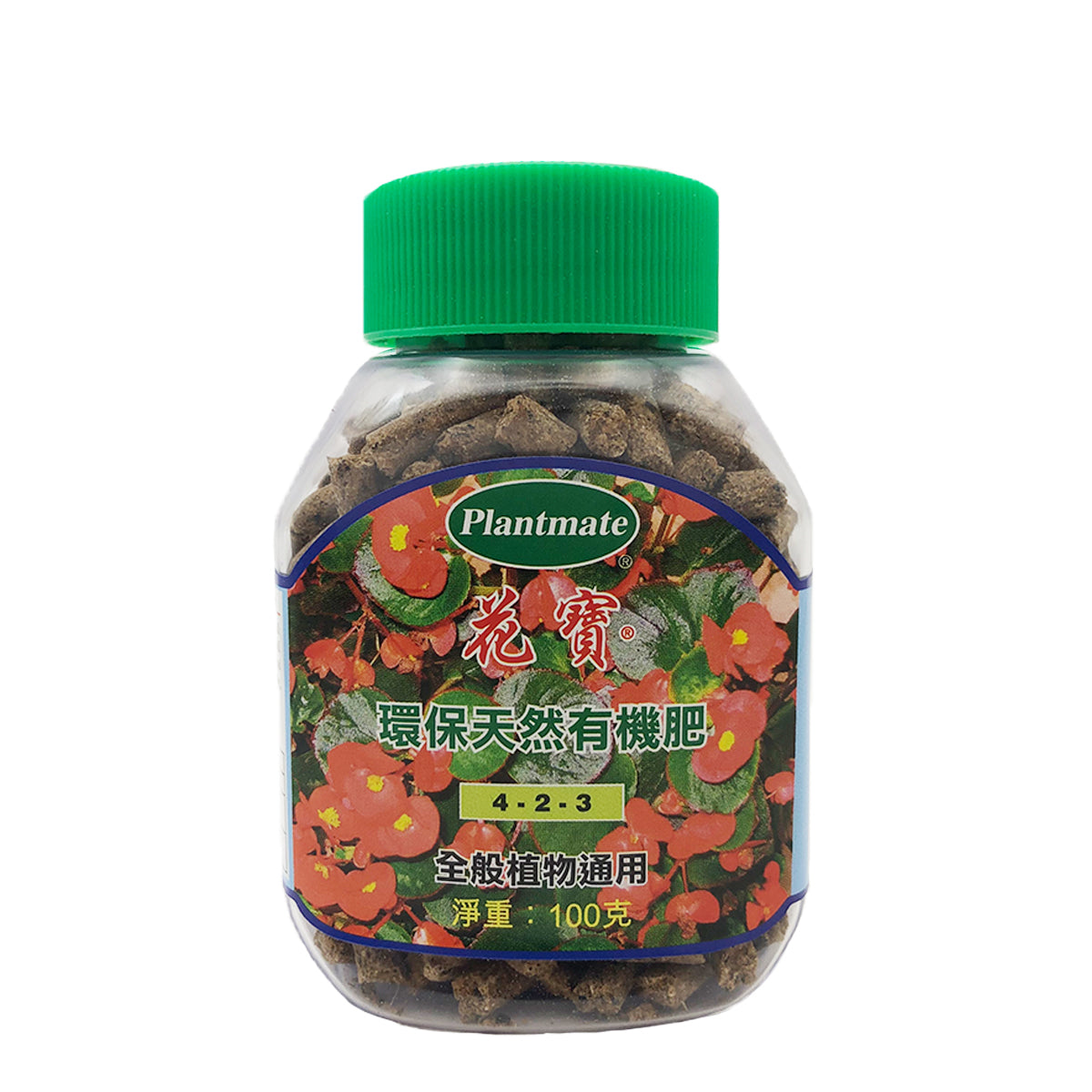 Environmentally friendly natural organic 4-2-3 granular fertilizer 100g