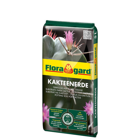 Floragard - 德國仙人掌/多肉植物用培植泥土 5L 園藝種植花泥 培養土