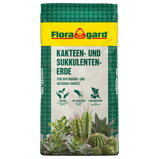Floragard - 德國仙人掌/多肉植物用沙質培植泥土 園藝種植培養土