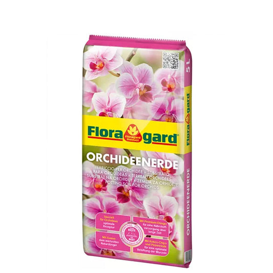 Floragard - 德國蘭花用培植泥土 5L 園藝種植花泥 培養土