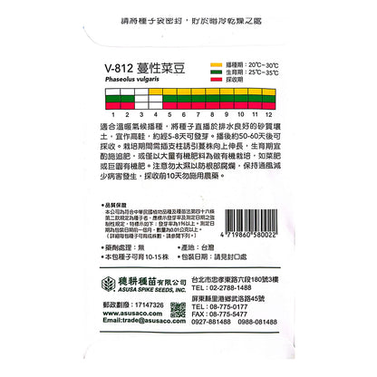 台灣天星牌園藝蔬果種子 - 豆角/蔓性菜豆